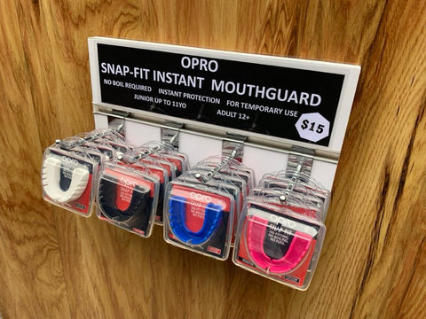 MOUTHGUARDS &  DISPLAY FOR SPORTS CLUBS - Canteen/Shop